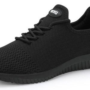 WXQ Men's Running Shoes Comfortable Lightweight Breathable Walking Shoes Mesh Workout Casual Sports Shoes